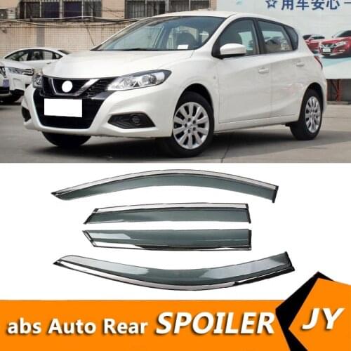 For Nissan Tiida L 2010-2020 Window Visor Vent Shades Sun Rain Deflector Guard For Nissan Tiida L Auto Accessories 4PCS/SET