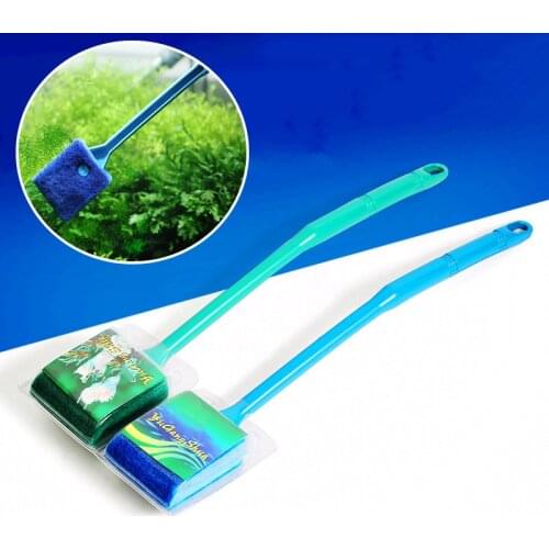 Aquarium Fish Tank Glass Plant Cleaning Brushes Floating Clean Window Algae Scraper Sponge Pet Supplies Cleaning Tools Wholesale