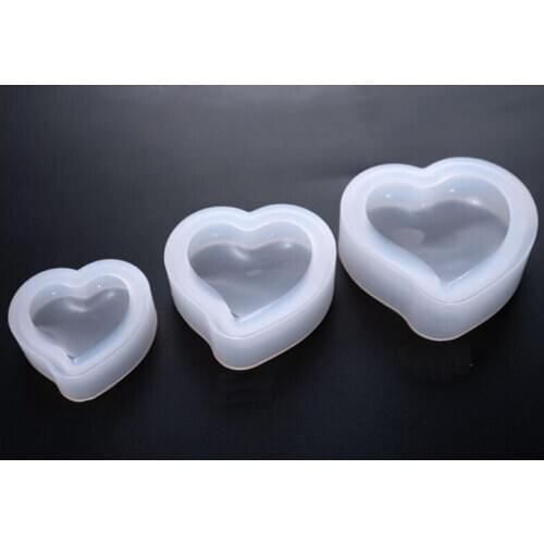 Heart shape jewelry tools Pendant Silicone Mold Resin Silicone Mould handmade DIY Jewelry Making epoxy resin molds