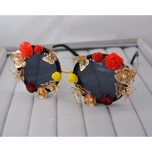 JQZSAG Women's Sunglasses Round