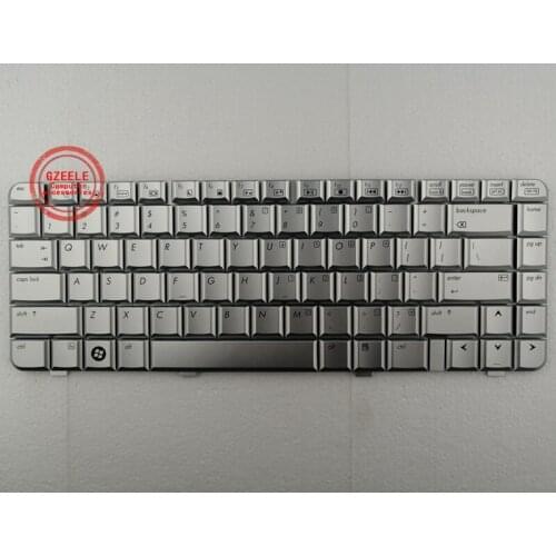 New English for hp DV3500 DV3000 laptop Keyboard DV3200 DV3700 DV3011 DV3800 US Keyboard silver