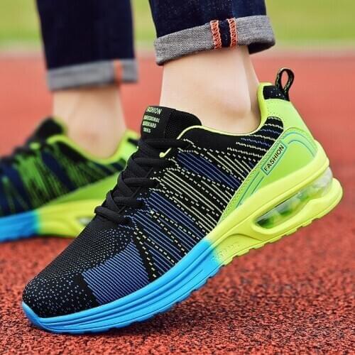 Damyuan Air Cushion Men Shoes Non-leather Casual Running Gym Sneakers Jogging Comfortables Breathable Footwear Sport