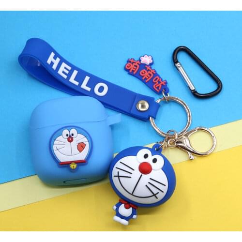 Cute Cartoon Silicone Cover for JBL TUNE 220 TWS Case Bluetooth Earphone Case Headphone Protective Box Bag With Keychain