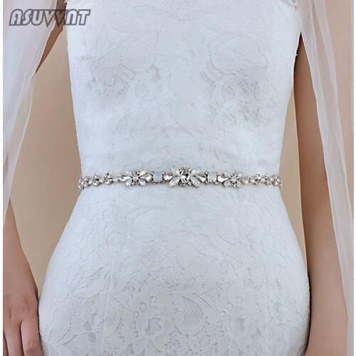 Fashion Women Belt Rhinestones Wedding Belts Sash Diamond Bridal Belts Bridal Sashes Crystal Belts For Girl Party Dress Up