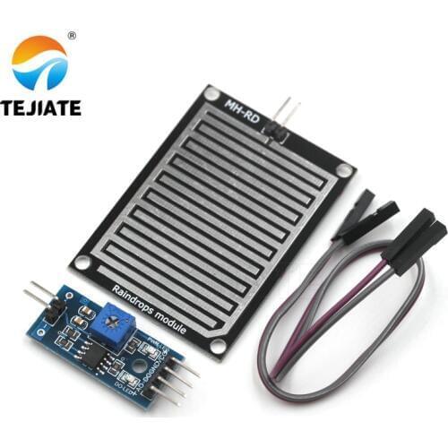 1set/lot Snow/Raindrops Detection Sensor Module Rain Weather Module Humidity TEJIATE
