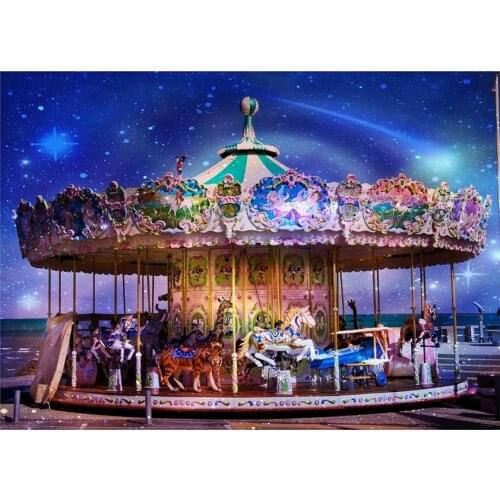 Diy 5D Carousel Space Galaxy Full Diamond Painting Cross Stitch Kits Art High Quality Scenic 3D Paint By Diamonds Child Gift