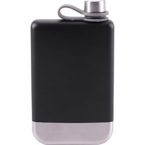 New 9 Oz Stainless Steel 304 Hip Flask Whiskey Wine Bottle Alcohol Pocket Flagon For Gifts