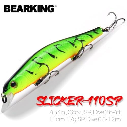 Bearking 11cm 17g magnet weight system long casting New model fishing lures hard bait dive 0.8-1.2m quality wobblers minnow