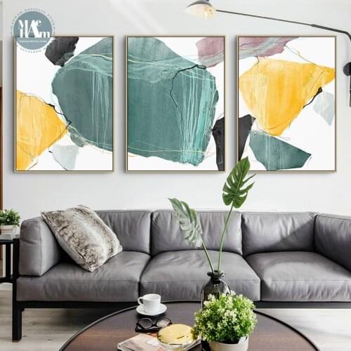 Nordic Abstract Hand-painted Texture lines Wall Art Canvas Poster and Print Canvas for Living Room Morden contracted Home Decor