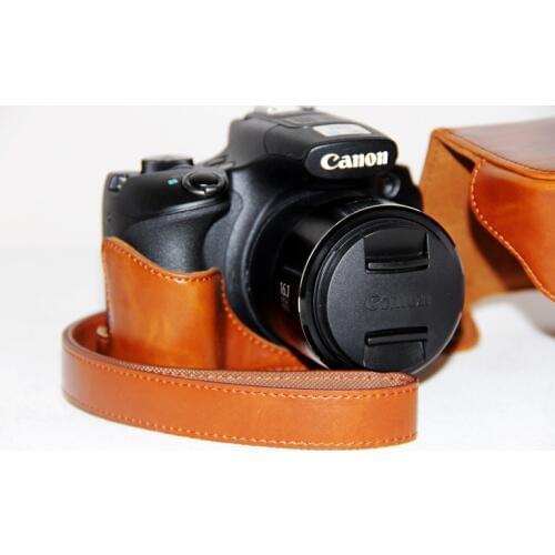 Camera Video Bag Case PU Cover for Canon PowerShot SX60 HS Camera