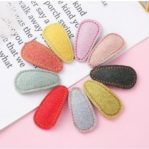Solid Color Baby Girl Hair Pins for Children Kids Cute Baby Girls Hair Clip Hairpins BB Barrettes Baby Girl Accessories 9 Colors