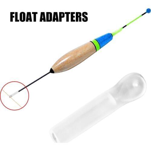 10Pcs / 20Pcs Fishing Float Adapters 2mm Transparent Silicone Quick Change Match Floats Carp Fishing Accessories Pesca