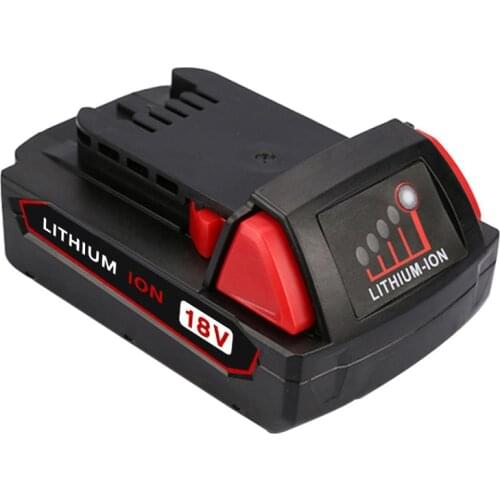 18V 2.0Ah 3.0Ah M18 Replacement Lithium Battery for Milwaukee 48-11-1860 48-11-1850 48-11-1840 48-11-1828 48-11-1820 48-11-1815