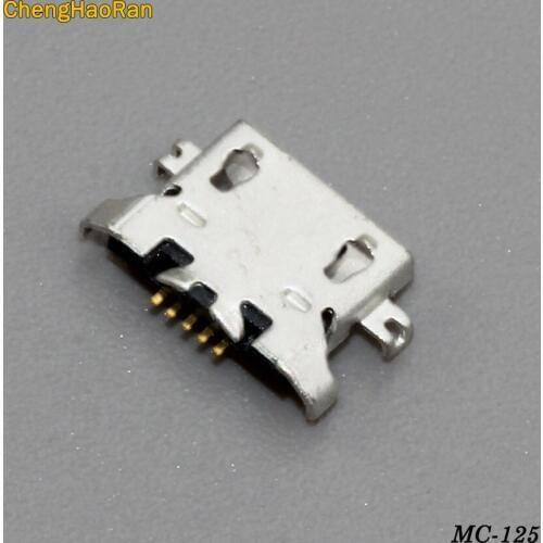 ChengHaoRan 50pcs 100pcs for Lenovo A670 S650 S720 S820 S658T A830 A850 micro USB jack connector charging port Replacement Parts