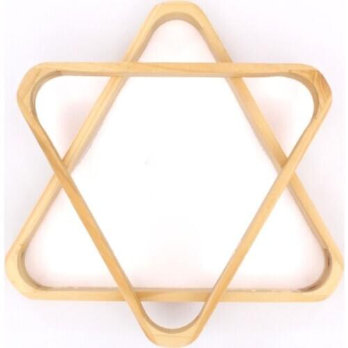 Wood Billiards Triangle Black Plastic Pool Triangle Pool Ball Rack 8 Ball