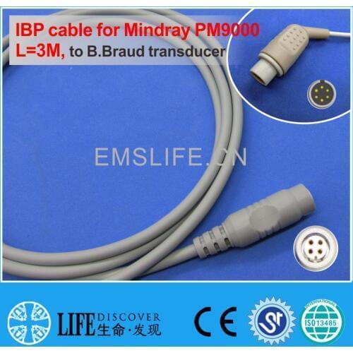 Mindray MEC2000 PM series IBP cable for B.Braud disposable pressure transducer