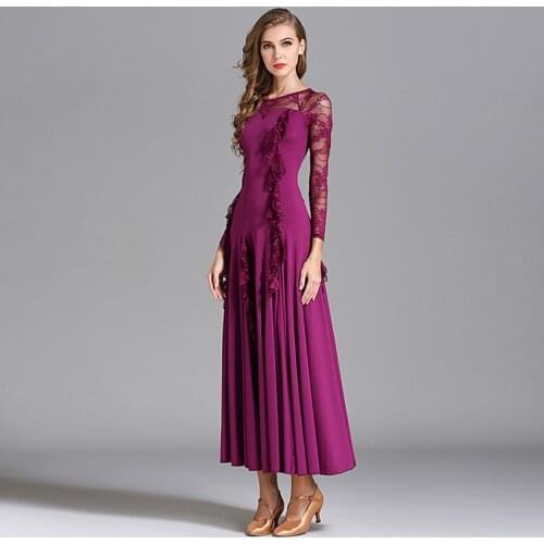 MEI YU S9038 Modern Dance Costume Women Ladies Dancewear Waltzing Tango Dancing Dress Ballroom Costume Evening Party Dress1