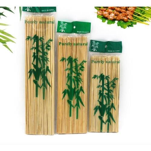 90PCs Barbecue Grill Mats Bamboo Skewers Grill Shish Wood Sticks Barbecue BBQ Tools Churrasco Disposable BBQ Supplies