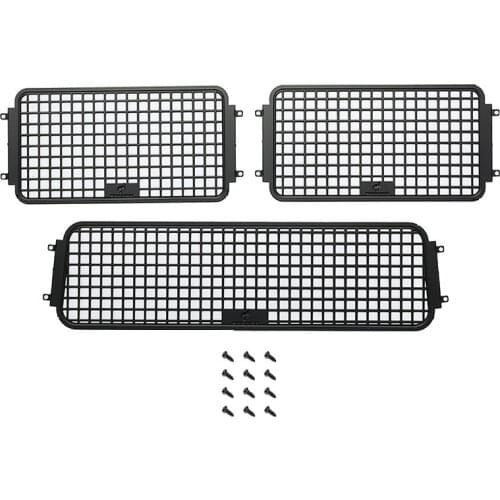Metal Stereoscopic Window Mesh Protective Net For Traxxas TRX4 92076-4 Ford Bronco 1/10 RC Crawler Car Upgrade Parts
