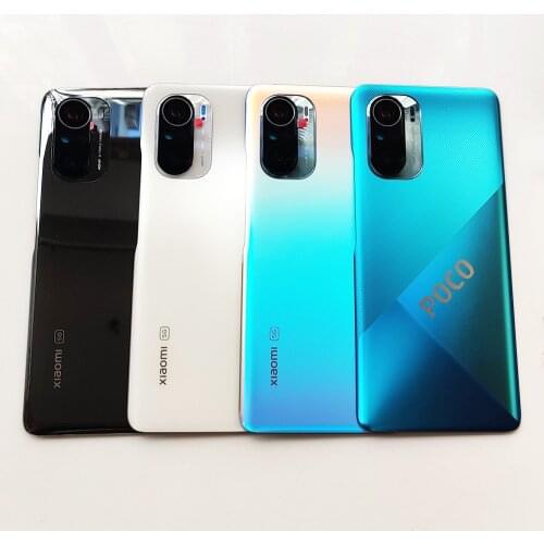 For Xiaomi Mi 11i Original Glass Back Rear Housing Cover Mi 11X Pro , Mi11 i Back Door Replacement Hard Battery Case Poco F3