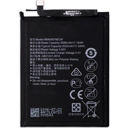 BATERIA ORIGINAL PARA HUAWEY Y5 2017 MYA-L11 REF HB405979ECW 2920MHA ENVIO GRATIS