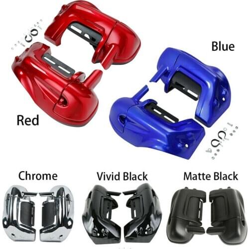 Motorcycle Lower Vented Leg Fairing Glove Box For Harley Touring Road King Street Electra Glide Ultra-Classic 1983-2013 2012