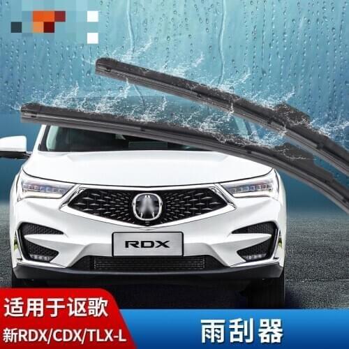Wiper Boneless Wiper Strip Silicone Cartilage Wiper Blade for Acura CDX/RDX 2019/TLX-L