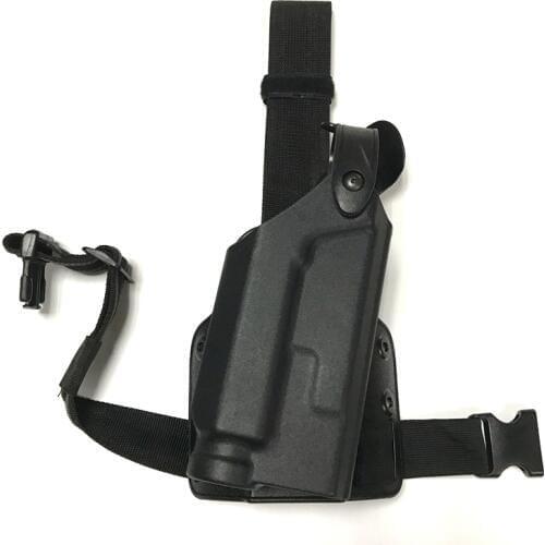 Tactical Hunting Airsoft Gun Quick Drop Thigh Holster Army Military Combat Pistol Colt 1911 Hand Gun Leg Holster Bearing Light