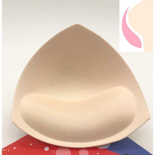 Enhancer Padded Nipple Covers Bra Padding Triangle Thickened Chest Bra Cup Pads Insert Sport Underwear Pad Bikini Bra