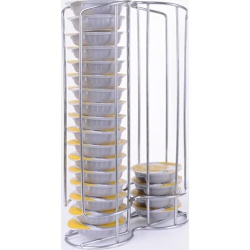 Vertical Coffee Capsule Display Holder for 32 Pieces Cafe Capsules Coffee Pod Stand Office Kitchen Desktop Storage Rack