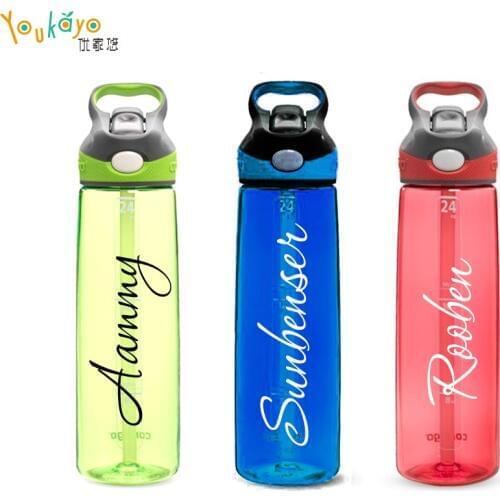 22 Fonts Choose Personalized/Custom name vinyl decal sticker for bottle/netbook / wall car/truck laptop/netbook window