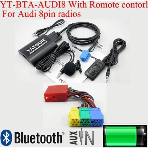 Yatour Bluetooth MP3 Phone hands free adapter with Remote control for Audi 20pin radios