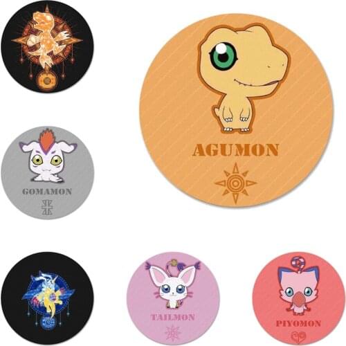 Anime digimon Icons Pins Badge Decoration Brooches Metal Badges For Backpack Decoration