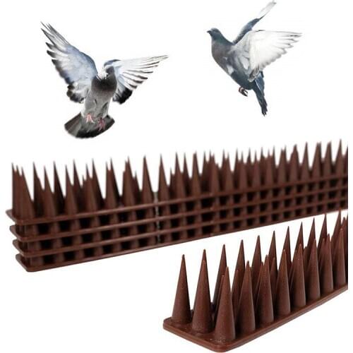 2020 New Plastic Bird and Pigeon Spikes Anti Bird Anti Pigeon Spike for Get Rid of Pigeons and Scare Birds Pest Control
