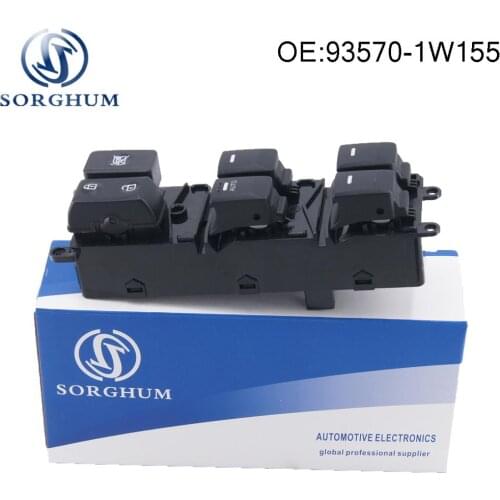 93570-1W155 935701W155 Driver Side Power Window Switch For Hyundai Rio Pride 12-15