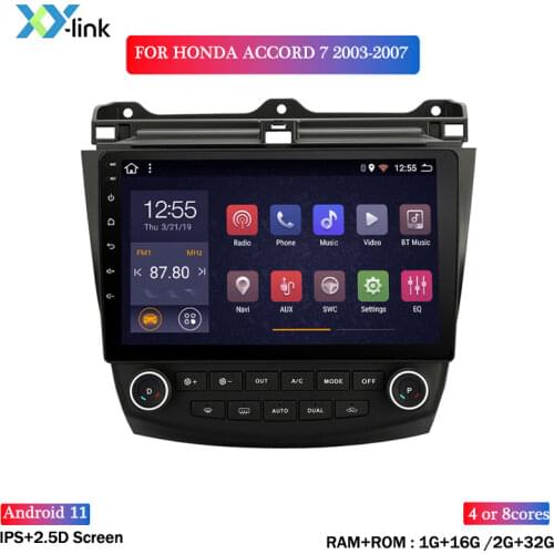 Android 8.1 car dvd gps multimedia player For Honda ACCORD 7 2003-2007 car dvd navigation radio video audio player