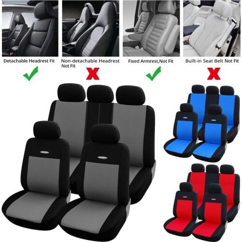 AUTOYOUTH High Quality Car Seat Covers Universal Fit Polyester 3MM Composite Sponge Car Styling lada Seat Cover Accessories