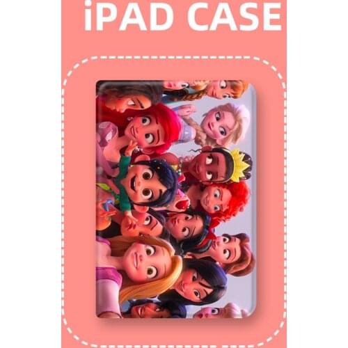 Disney Princess Cover for IPad Pro Case for IPad Mini 1/2/3/4/5 Case for 9.7 2017/2018 IPad Air 1/23/4 9.7 Tablet Soft Fundas