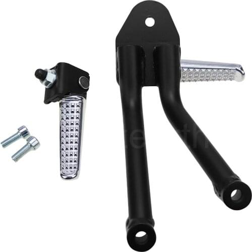 For Honda Rebel 2017-2018 CMX 300 500 CMX300 CMX500 Black Motorcycle Rear Passenger Foot Pegs Rest Footpegs Footrests Pedal Kit