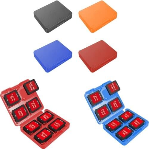 Nintend Switch Game card Slots Storage Box Case For Nintendo Switch NS and Switch lite Collection holder 8 game cards