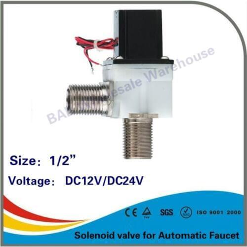 Pulse/Latching Mode 1/2" inch DC12V/DC24V 2/2 way Plastic Waterproof megnetic/Solenoid valve for Automatic Faucet e.c.t