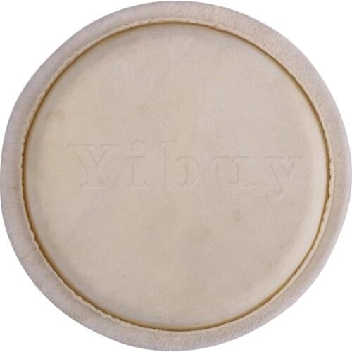 Round 6.5 Inch Skin Bongo Drum Heads for Percussion Instruments Beige