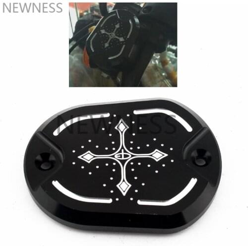 Motorcycle Front Brake Reservoir Master Cylinder Cover CNC For Harley Sportster XL883 For Harley XL 883N Iron 2009-2013 2014