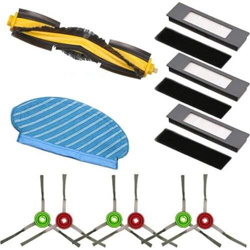 For Ecovacs Deebot Ozmo 920 950 Filter Side Brush Kit Vacuum Cleaner Accessories for Ecovacs Deebot Ozmo 920 950