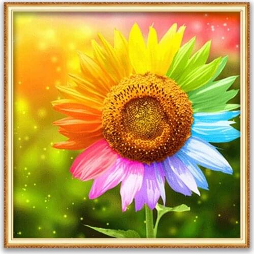 Flower Sakura DIY 11CT Cross Stitch Embroidery Kits Craft Needlework Set Printed Canvas Cotton Thread Home Decoration New Design