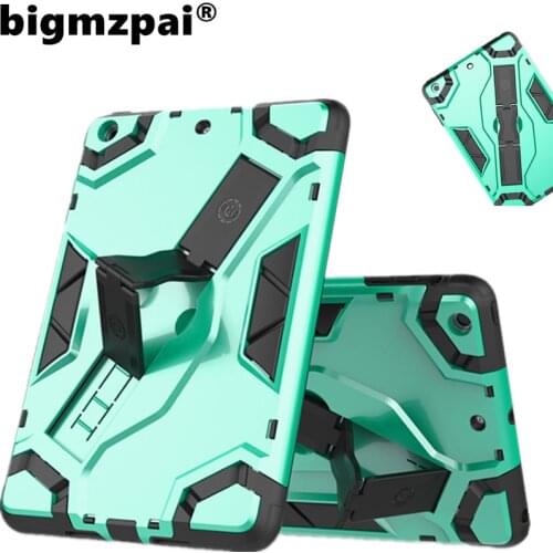 New Shockproof Case for Apple iPad Mini 2 3 1 Funda Luxury TPU&PC Hard PC Kickstand Armor Case Cover for iPad Mini 1 2 3 Coque