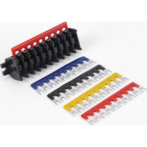 1pcs Flame retardant guideway type combination terminal TBC-10A20A30A parallel connector wire wiring row
