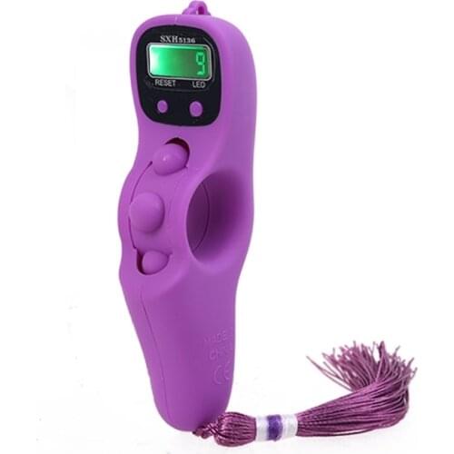 Portable Handheld Digital Beads Counter with Backlight Finger Game Toy Manual Reset Decompression Relaxation Tool for Calm