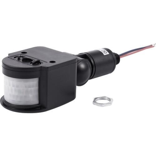 Promotion! Outdoor 12V DC Automatic Infrared PIR Motion Sensor Switch for LED Light, Black