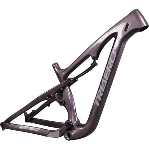 Snow bike frame 26 inches 4.8 tires 120mm travel full suspension carbon fat bike frame